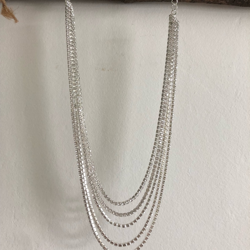 Rhinestone choker